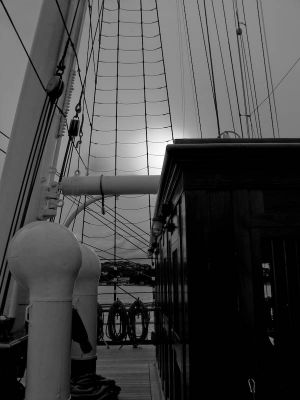 Trois-mâts Statsraad Lehmkuhl, Pont arrière