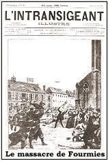 Une de L'Intransigeant : le massacre de Fourmies du 1er mai 1891