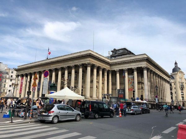 L'ancienne bourse de Paris, sept. 2021
