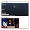 Copie d'écran de la page d'accueil du nouveau site elysee.fr